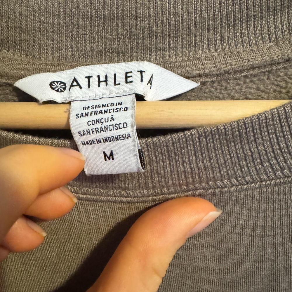 Athleta Solitude Sweatshirt - Pyrite - Picture 5 of 7
